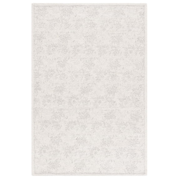 SAFAVIEH Ebony Fulton Oriental Area Rug, Grey/Beige, 6' x 9'