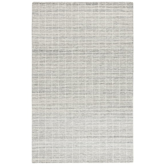 SAFAVIEH Ebony Garret Geometric Area Rug, Gray/Ivory, 3' x 5'