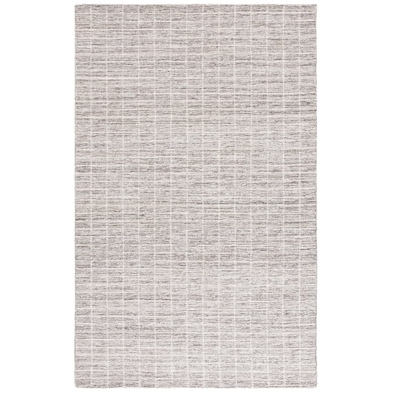 SAFAVIEH Ebony Garret Geometric Area Rug, Natural/Gray, 9' x 12'