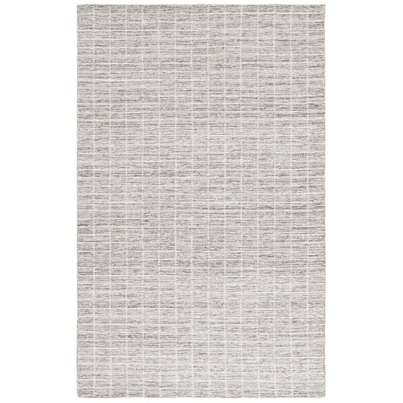 SAFAVIEH Ebony Garret Geometric Area Rug, Natural/Gray, 9' x 12'