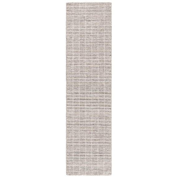 SAFAVIEH Ebony Garret Geometric Runner Rug, Natural/Gray, 2'3" x 9'