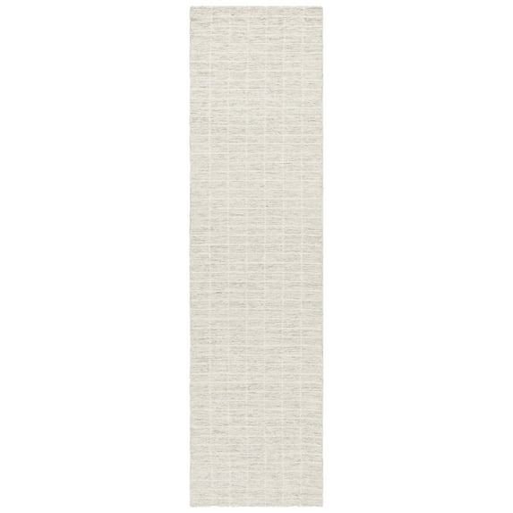 SAFAVIEH Ebony Garret Geometric Runner Rug, Sage/Ivory, 2'3" x 9'