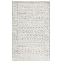 SAFAVIEH Ebony Gorden Medallion Area Rug, Ivory/Gray, 8' x 10'
