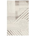 thumbnail image 1 of SAFAVIEH Ebony Hannan Geometric Area Rug, Ivory/Brown, 3' x 5', 1 of 10