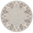 thumbnail image 1 of SAFAVIEH Ebony Hartley Medallion Area Rug, Grey/Ivory, 6' x 6' Round, 1 of 10