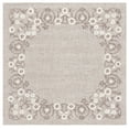 thumbnail image 1 of SAFAVIEH Ebony Hartley Medallion Area Rug, Grey/Ivory, 6' x 6' Square, 1 of 8