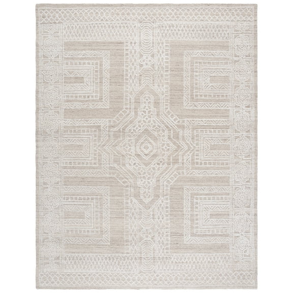 SAFAVIEH Ebony Heidi Geometric Area Rug, Beige/Ivory, 8' x 10'