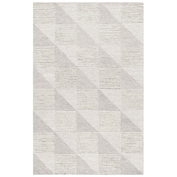 SAFAVIEH Ebony Hepburn Geometric Area Rug, Grey, 3' x 5'