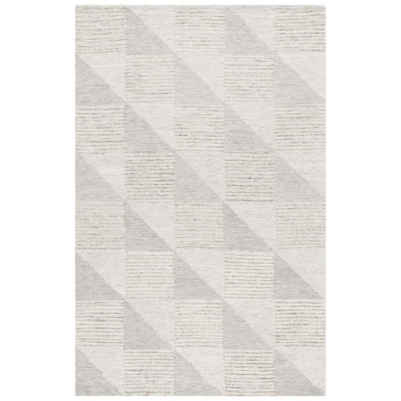 SAFAVIEH Ebony Hepburn Geometric Area Rug, Grey, 8' x 10'