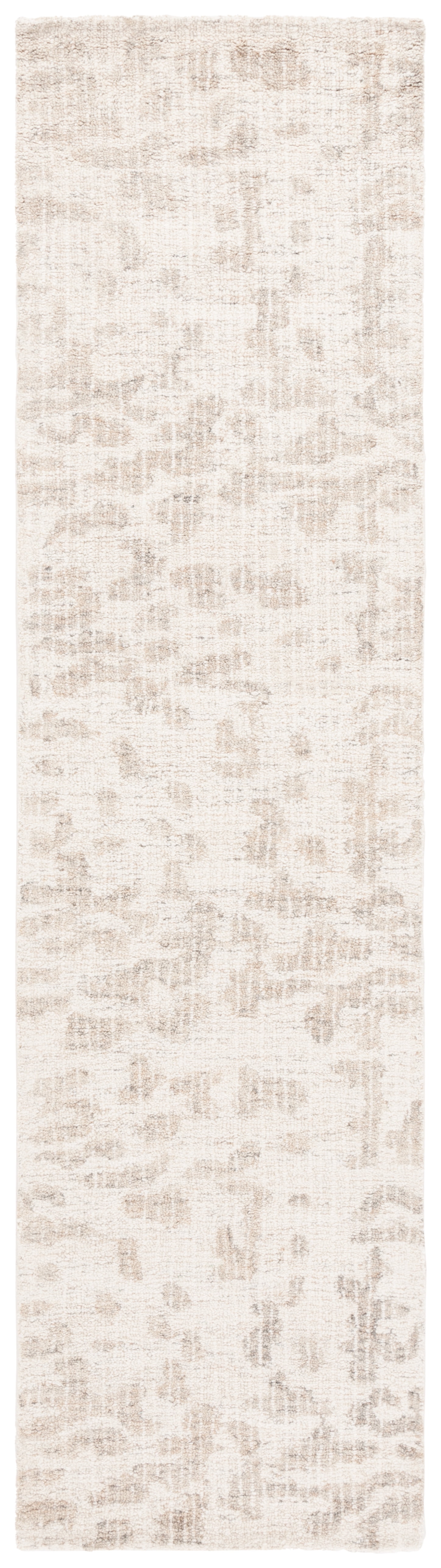 SAFAVIEH Ebony Iacopo Distressed Runner Rug, Ivory/Gray, 2'3" x 9'