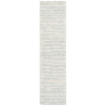 SAFAVIEH Ebony Imogene Distressed Runner Rug, Ivory/Light Blue, 2'3" x 9'
