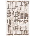 thumbnail image 1 of SAFAVIEH Ebony Jaimie Geometric Area Rug, Ivory/Brown, 4' x 6', 1 of 11