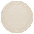 thumbnail image 1 of SAFAVIEH Ebony Janie Bordered Area Rug, Ivory/Beige, 6' x 6' Round, 1 of 10