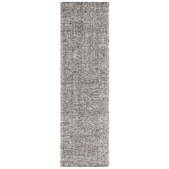 SAFAVIEH Ebony Jemima Distressed Runner Rug, Black/Ivory, 2'3" x 8'