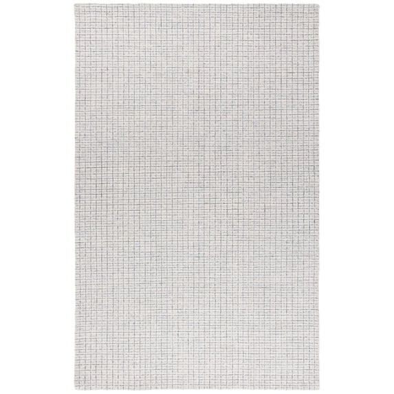 SAFAVIEH Ebony Jennifer Plaid Area Rug, Light Blue/Ivory, 8' x 10'