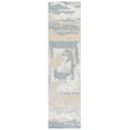 thumbnail image 1 of SAFAVIEH Ebony Jobeth Abstract Runner Rug, Grey/Ivory, 2'3" x 9', 1 of 10
