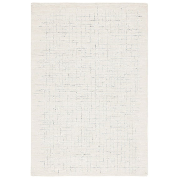 SAFAVIEH Ebony Kasandra Plaid Area Rug, Ivory/Navy, 3' x 5'