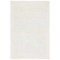 SAFAVIEH Ebony Kasandra Plaid Area Rug, Ivory/Navy, 8' x 10'