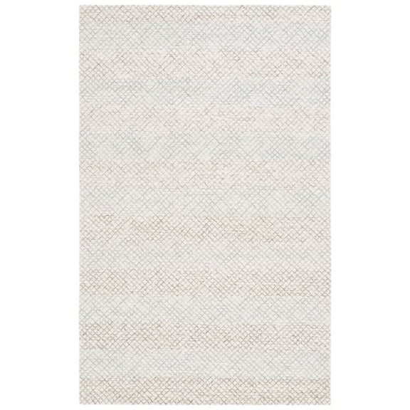 SAFAVIEH Ebony Krista Plaid Area Rug, Ivory/Beige, 8' x 10'
