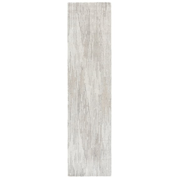 SAFAVIEH Ebony Layton Abstract Runner Rug, Grey/Ivory, 2'3" x 9'