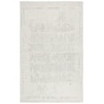 thumbnail image 1 of SAFAVIEH Ebony Madelyn Distressed Wool Area Rug, Ivory/Gray, 4' x 6', 1 of 11