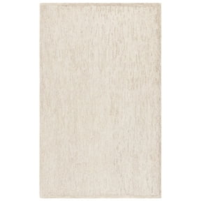 SAFAVIEH Ebony Magdalena Solid Area Rug, Beige/Ivory, 3' x 5'