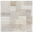 thumbnail image 1 of SAFAVIEH Ebony Maggie Geometric Area Rug, Ivory/Beige, 6' x 6' Square, 1 of 10