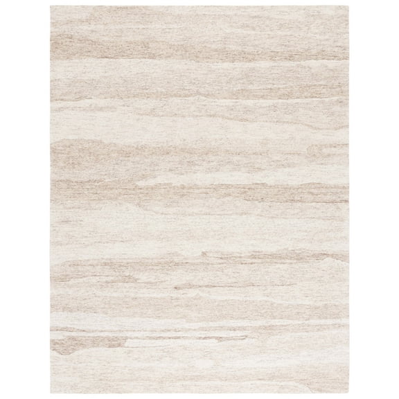 SAFAVIEH Ebony Makayla Distressed Area Rug, Brown/Ivory, 8' x 10'