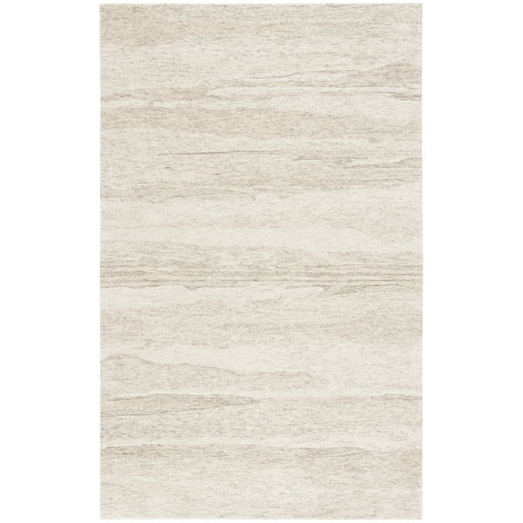 SAFAVIEH Ebony Makayla Distressed Area Rug, Light Green/Ivory, 3' x 5'