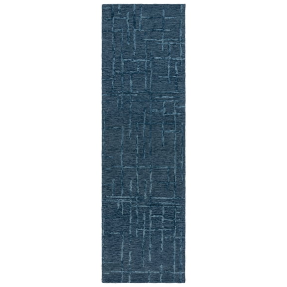 SAFAVIEH Ebony Nanette Diamond Runner Rug, Navy, 2'3" x 8'