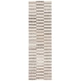 thumbnail image 1 of SAFAVIEH Ebony Nevaeh Geometric Striped Runner Rug, Beige/Ivory, 2'3" x 8', 1 of 7