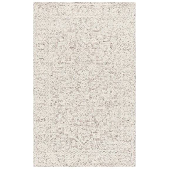 SAFAVIEH Ebony Niamh Oriental Area Rug, Ivory/Brown, 8' x 10'