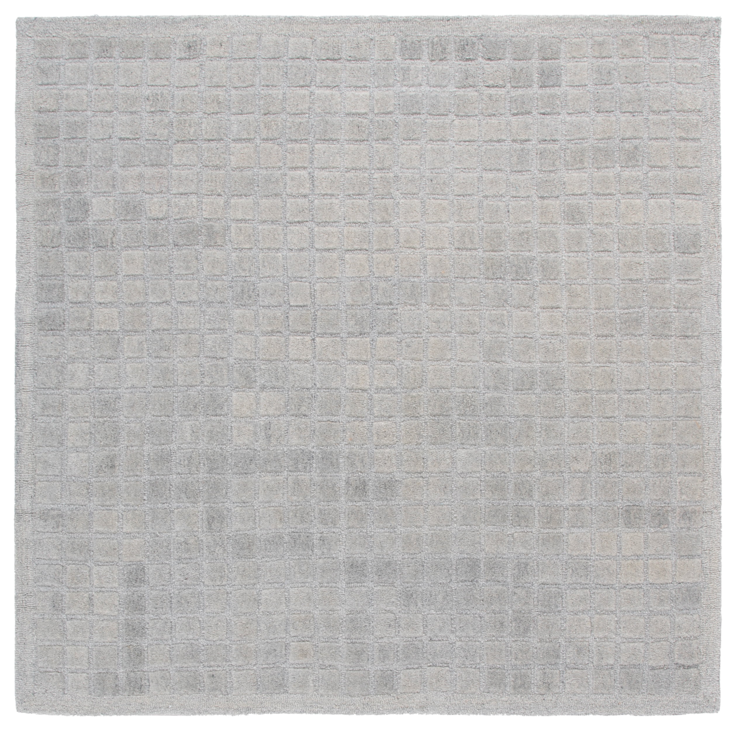 SAFAVIEH Ebony Risto Geometric Area Rug, Gray, 6' x 6' Square
