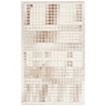thumbnail image 1 of SAFAVIEH Ebony Risto Geometric Area Rug, Ivory/Brown, 6' x 9', 1 of 10
