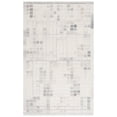 thumbnail image 1 of SAFAVIEH Ebony Risto Geometric Area Rug, Ivory/Gray, 6' x 9', 1 of 11