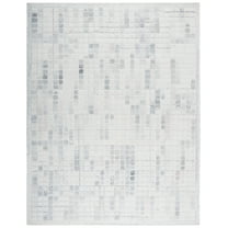 SAFAVIEH Ebony Risto Geometric Area Rug, Ivory/Gray, 8' x 10'