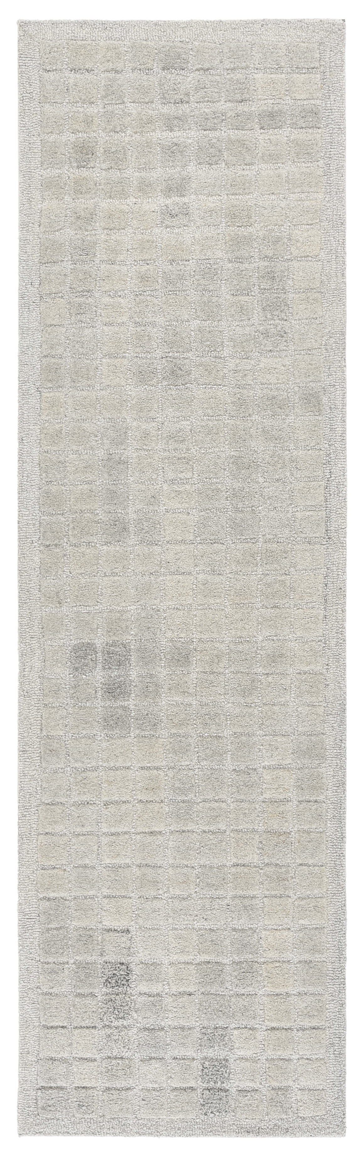 SAFAVIEH Ebony Risto Geometric Runner Rug, Gray, 2'3" x 8'