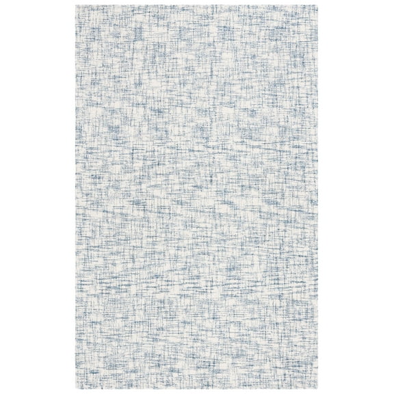 SAFAVIEH Ebony Rory Distressed Area Rug, Blue/Ivory, 5' x 8'