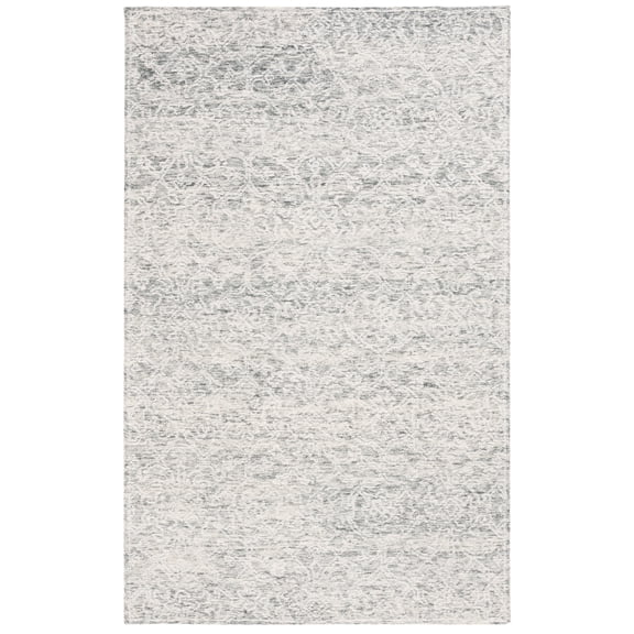 SAFAVIEH Ebony Ruby Floral Area Rug, Ivory/Gray, 4' x 6'