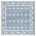 thumbnail image 1 of SAFAVIEH Ebony Tegan Medallion Area Rug, Blue/Ivory, 7' x 7' Square, 1 of 10