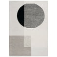 thumbnail image 1 of SAFAVIEH Ebony Thom Geometric Area Rug, Black/Ivory, 4' x 6', 1 of 8