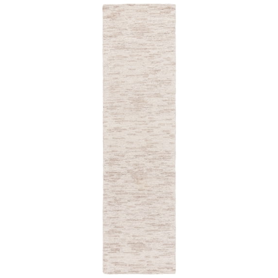 SAFAVIEH Ebony Ulric Distressed Runner Rug, Ivory/Light Brown, 2'3" x 9'