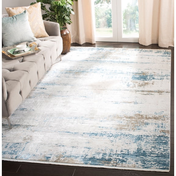 Safavieh Eclipse Earnestine Abstract Area Rug, Beige/Blue, 5'3" x 7'6"