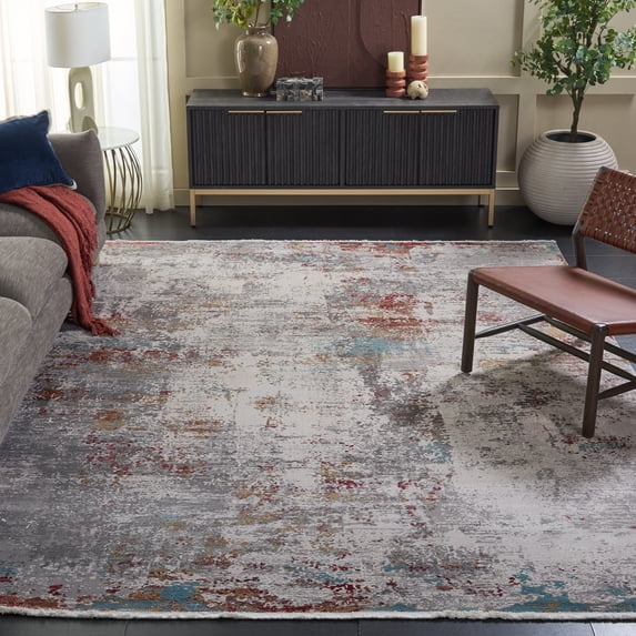 Safavieh Eclipse Trochez Abstract Area Rug, Light Gray/Beige, 8' x 10'