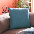 thumbnail image 1 of SAFAVIEH Edeline Solid Pillow, 18" x 18", Blue, 1 of 4