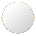 thumbnail image 1 of SAFAVIEH Eldia 36 in. Dia Round Solid Mirror, Gold, 1 of 7