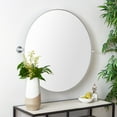 thumbnail image 1 of SAFAVIEH Eldia 36 in. Dia Round Solid Mirror, Silver, 1 of 7