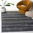 thumbnail image 1 of Safavieh Elements Albina Striped Polyester Area Rug, Black/Gray, 3' x 5', 1 of 11