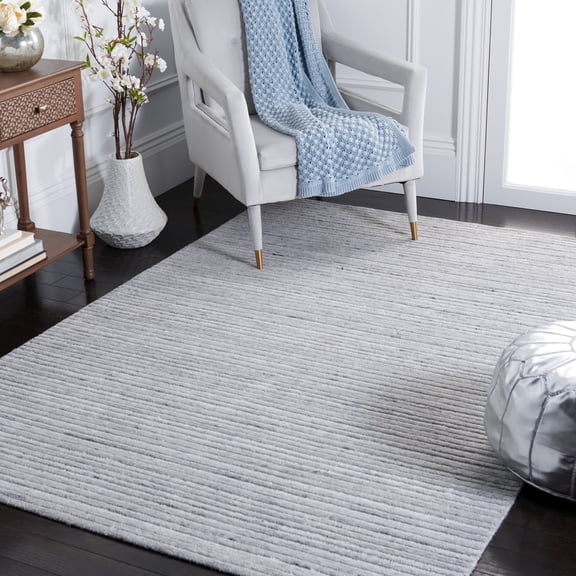 Safavieh Elements Albina Striped Polyester Area Rug, Gray, 4' x 6'