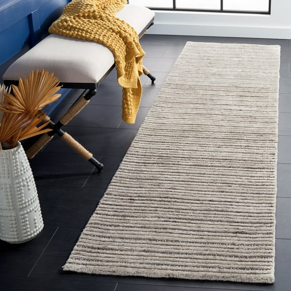 Safavieh Elements Albina Striped Polyester Runner Rug, Beige, 2'3" x 9'